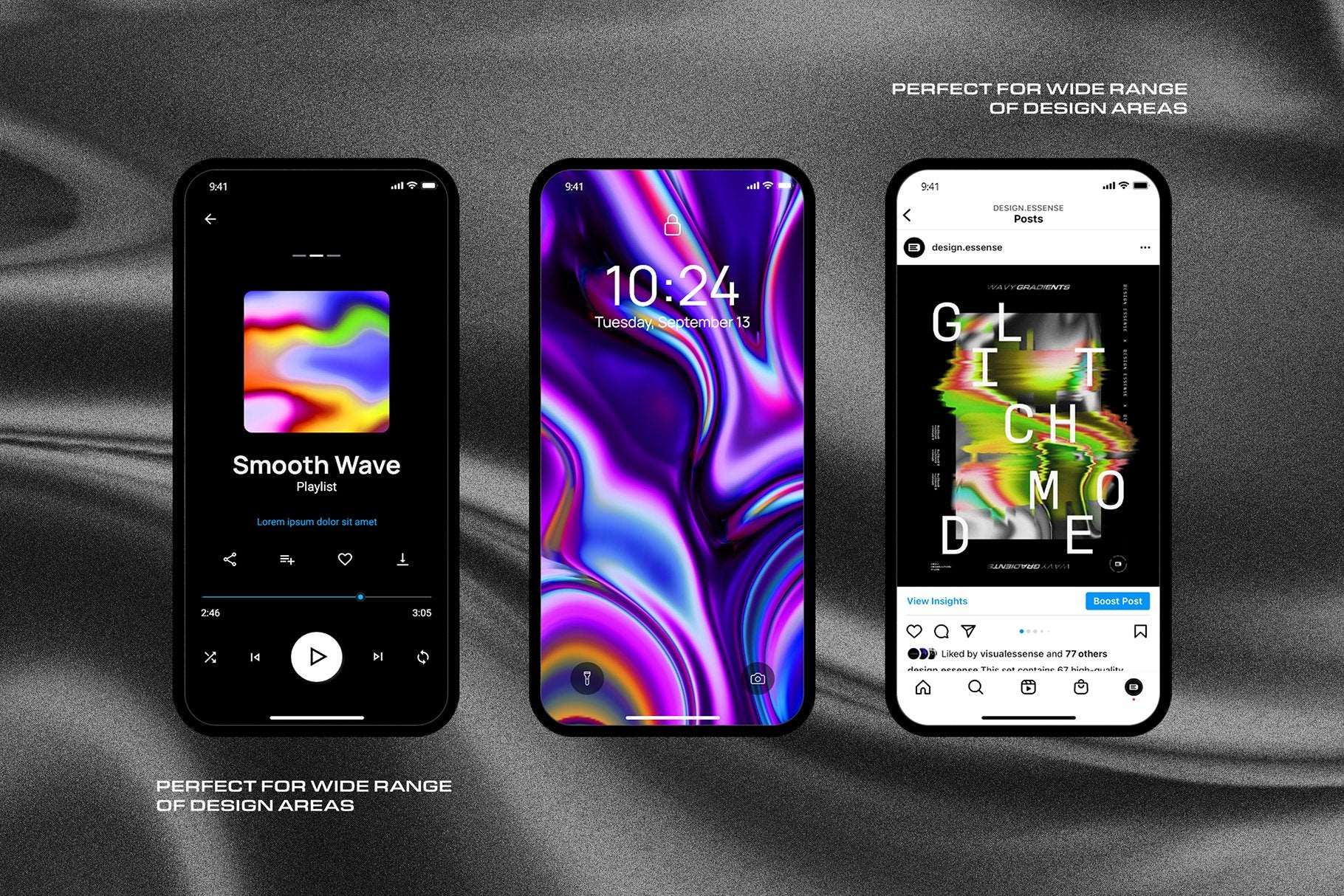 Surreal Gradient Waves - Backgrounds