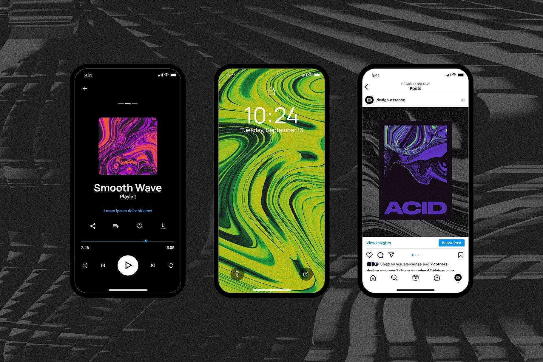 ACID Surreal Backgrounds Collection