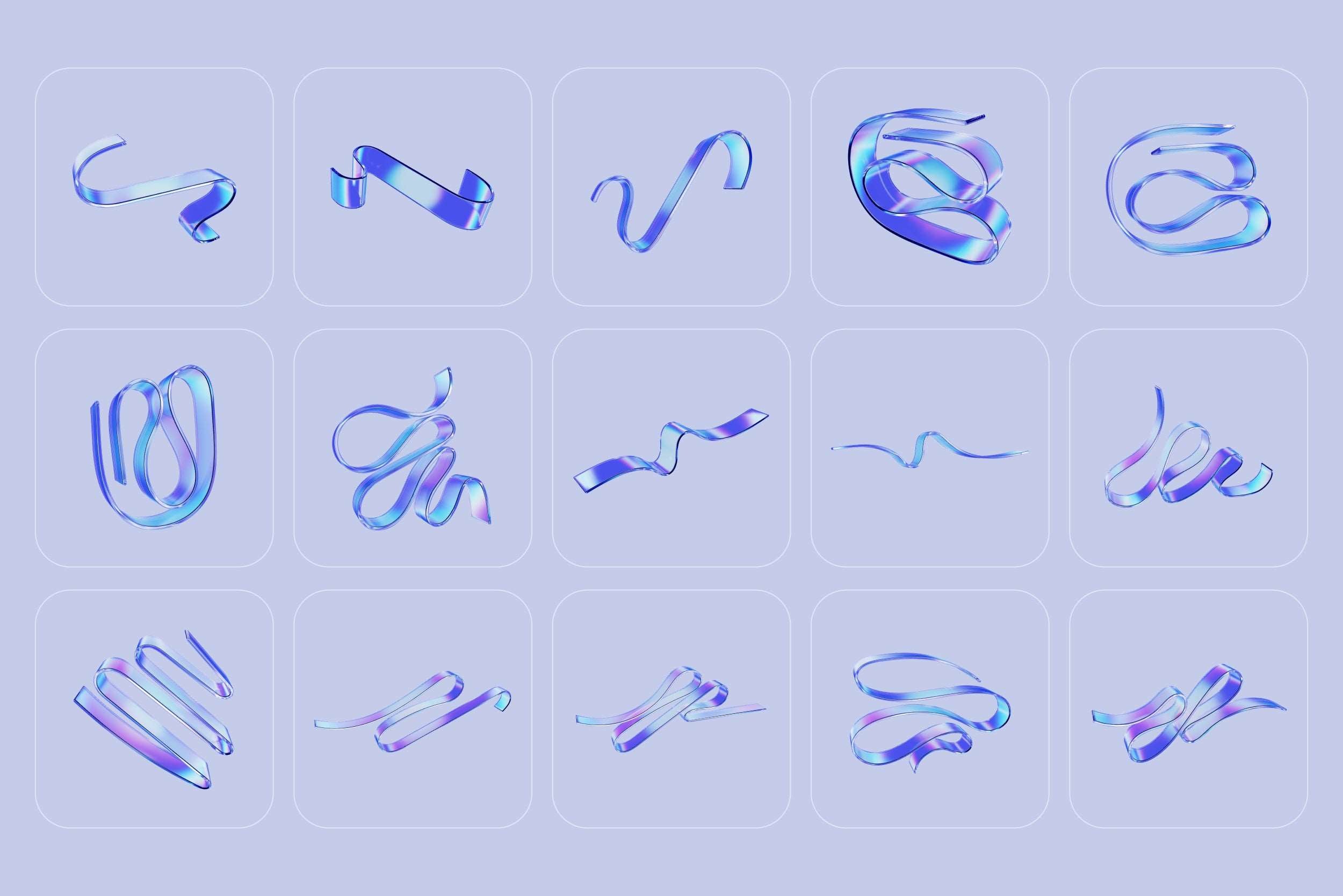 3D Glass Waves