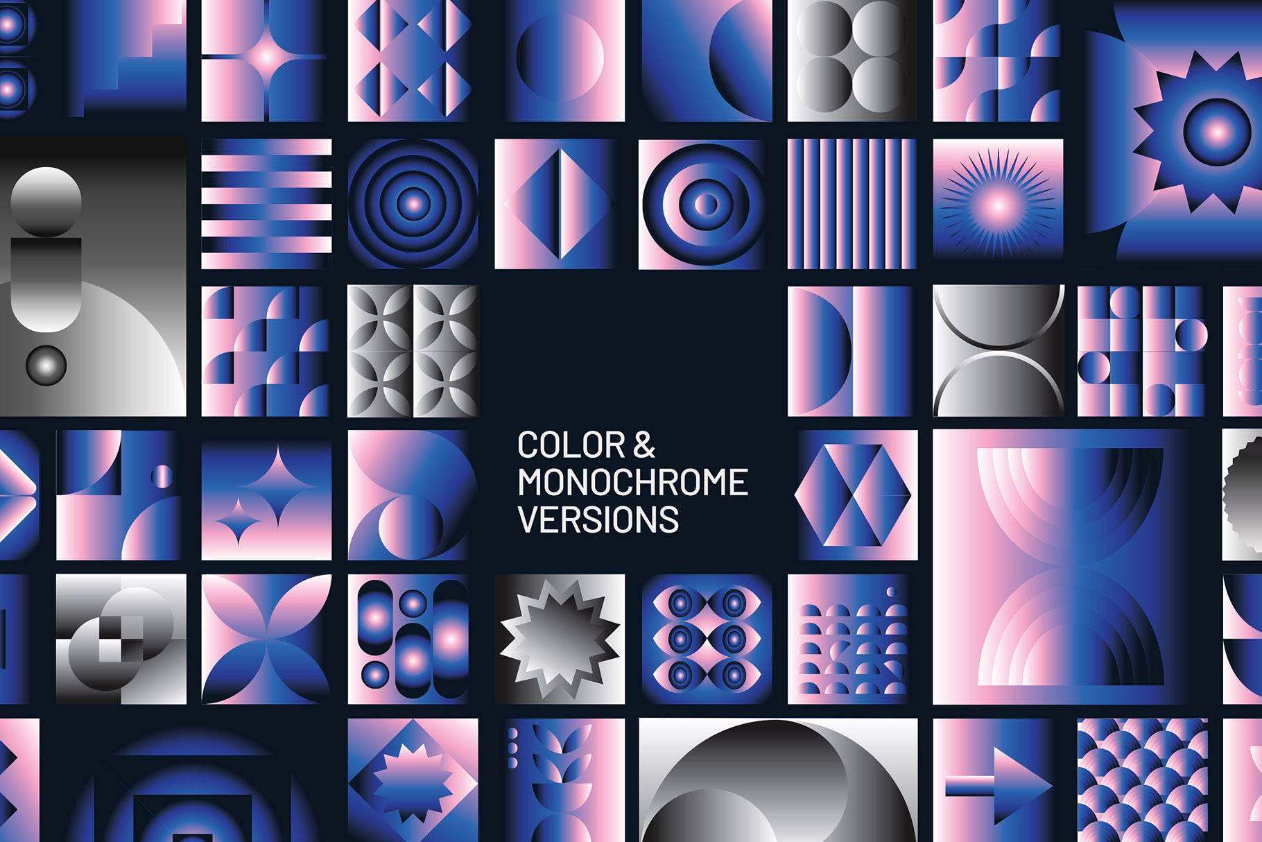 Gradient Geometric Shapes