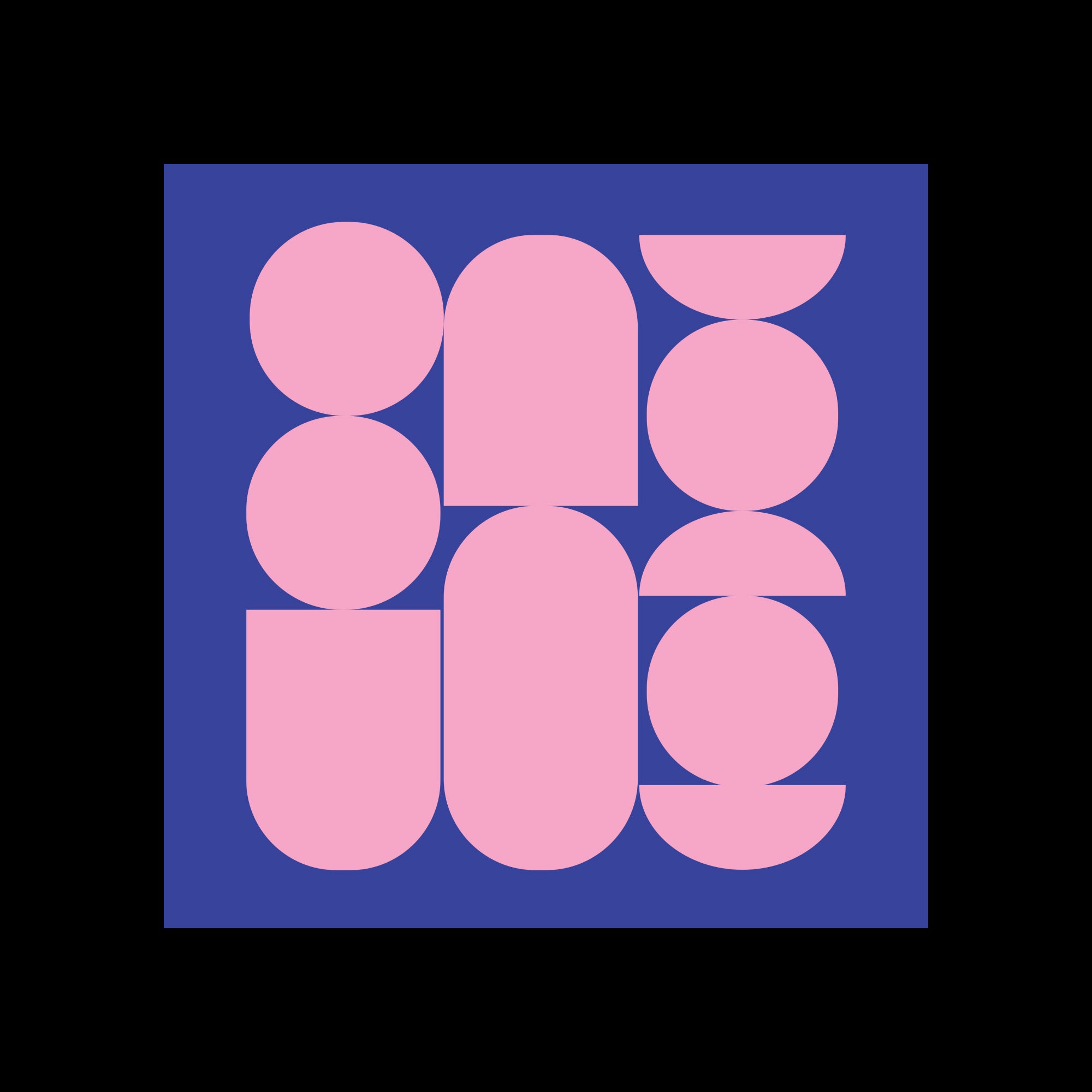 Free Vector Mosaic Shape