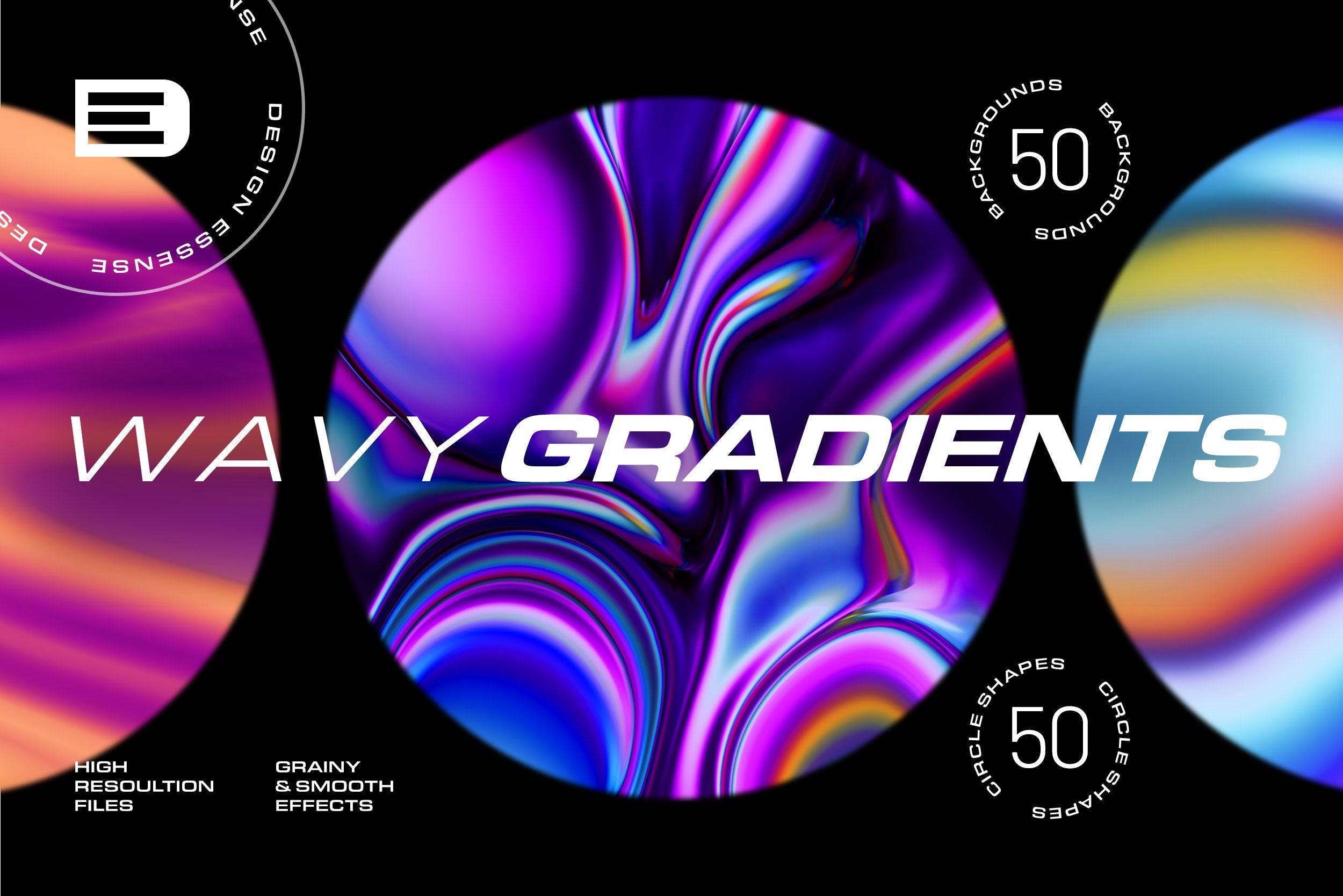 Surreal Gradient Waves - Backgrounds