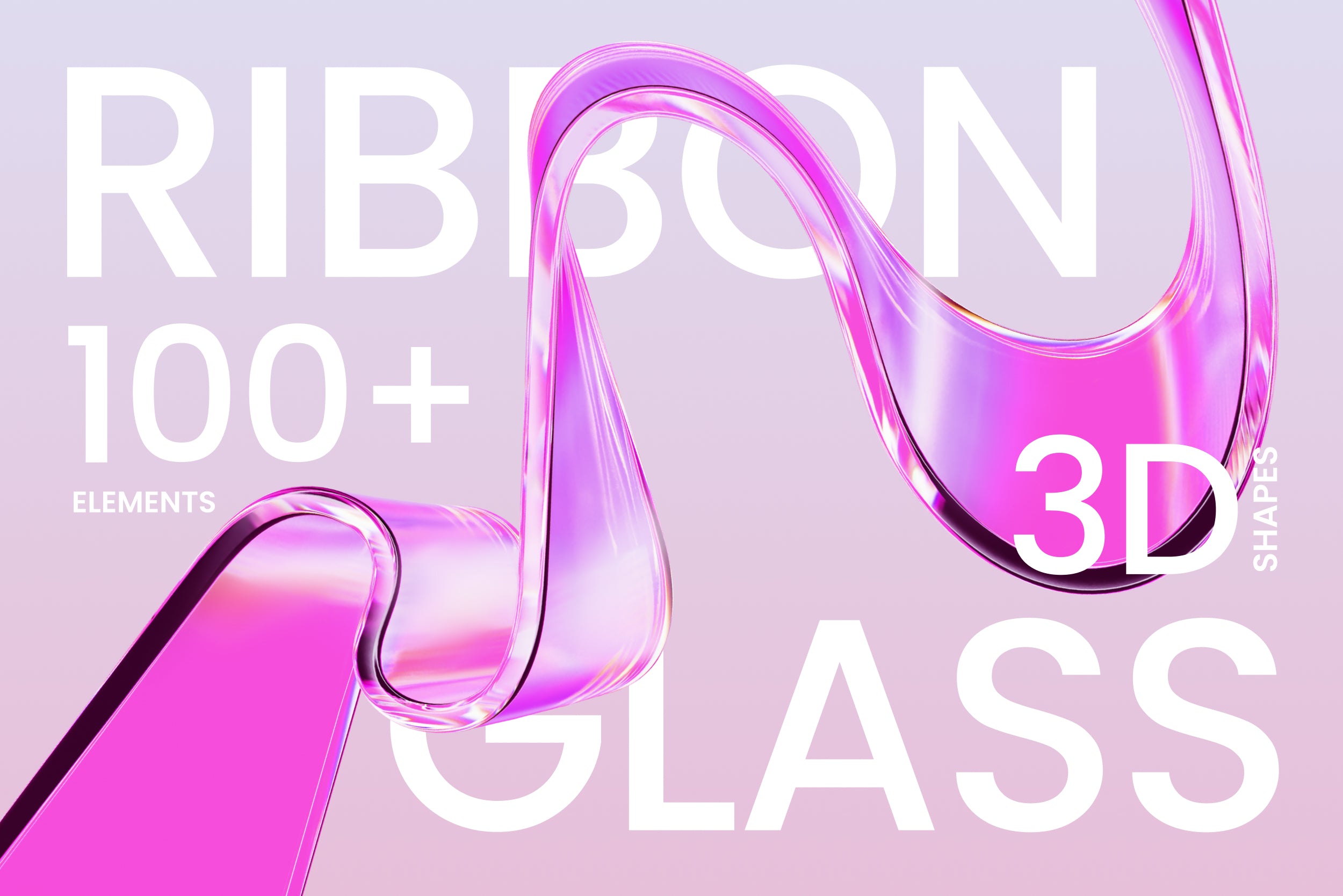 3D Ribbon Glass Collection