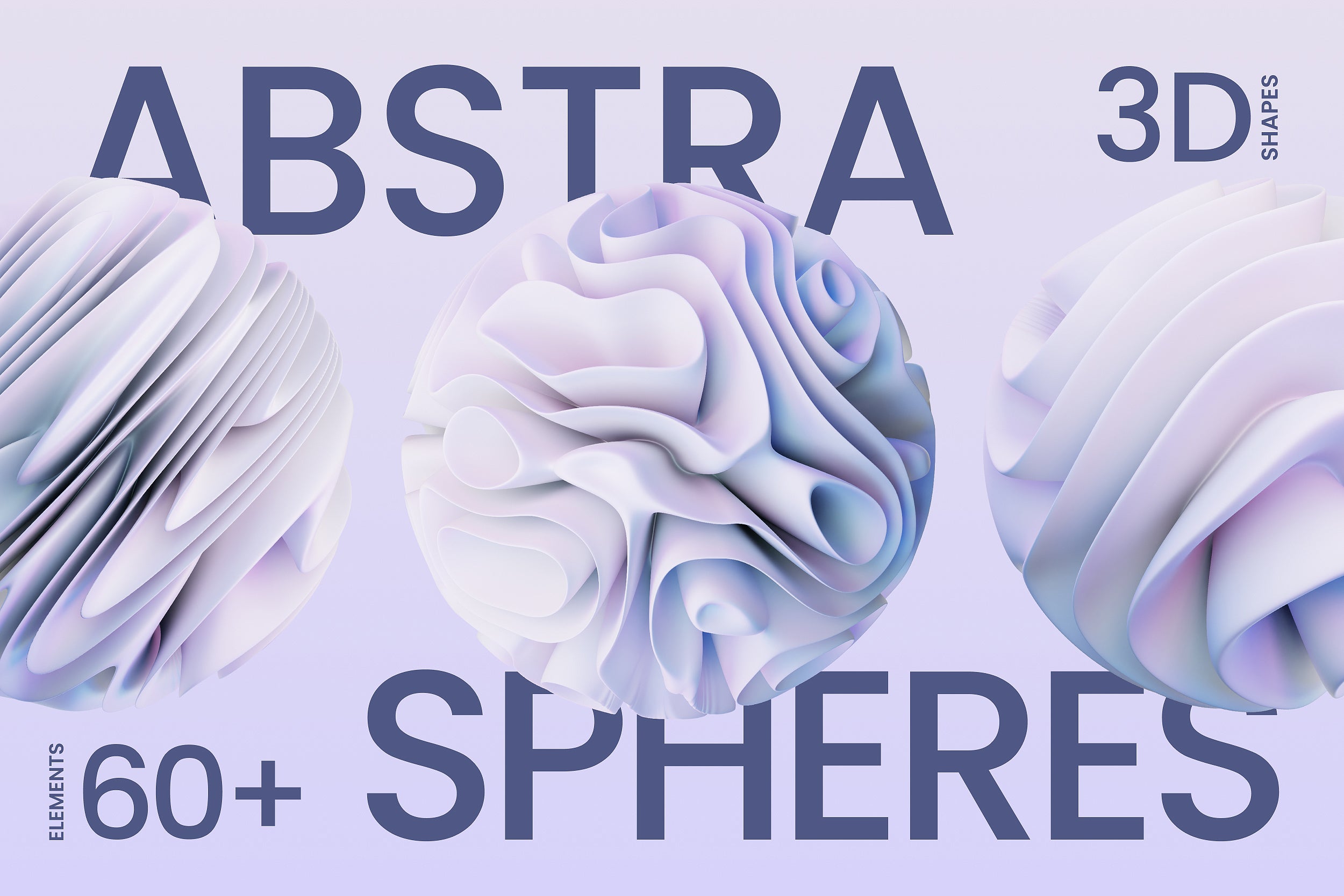 60+ 3D Abstra Spheres