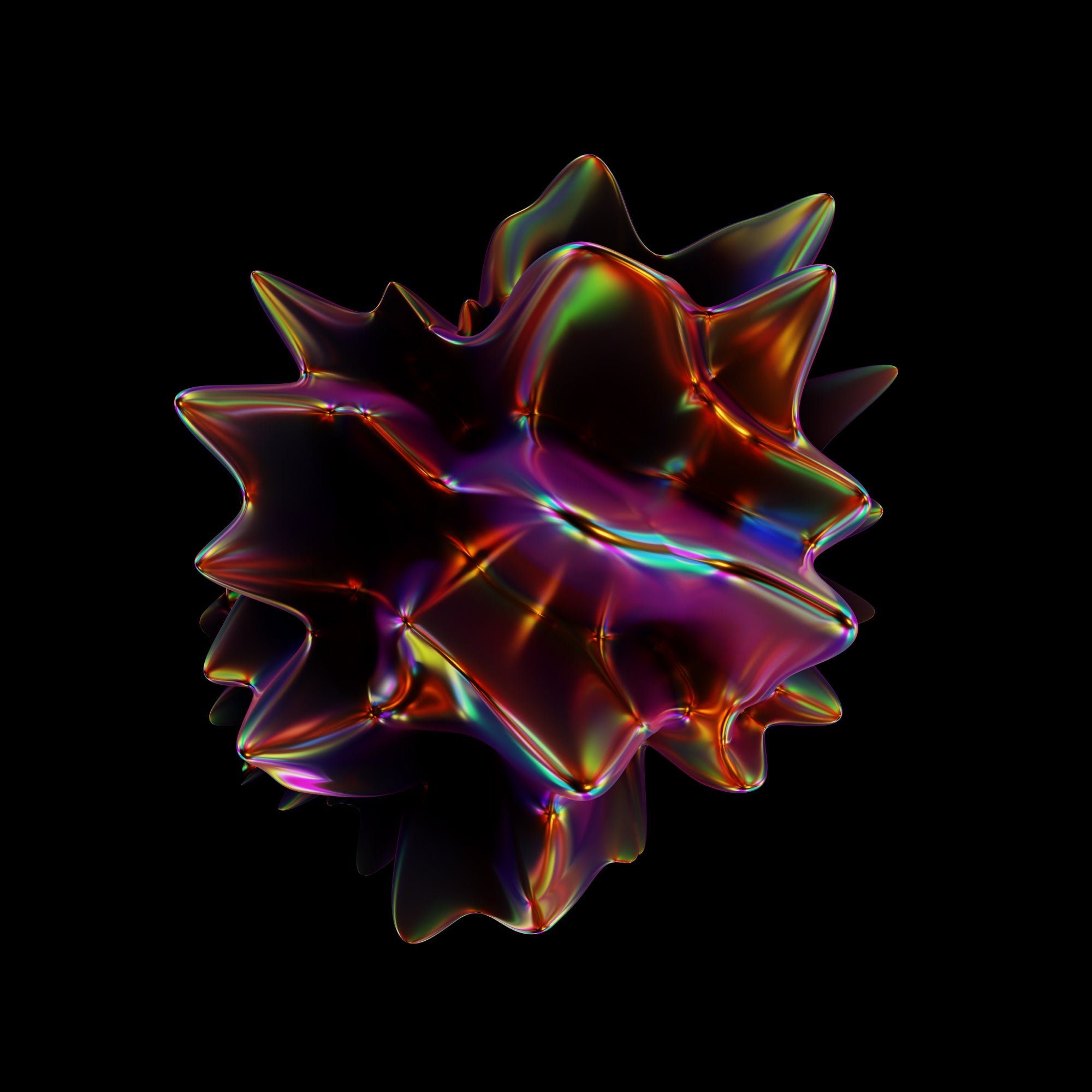 Free Holographic 3D Abstract Shapes