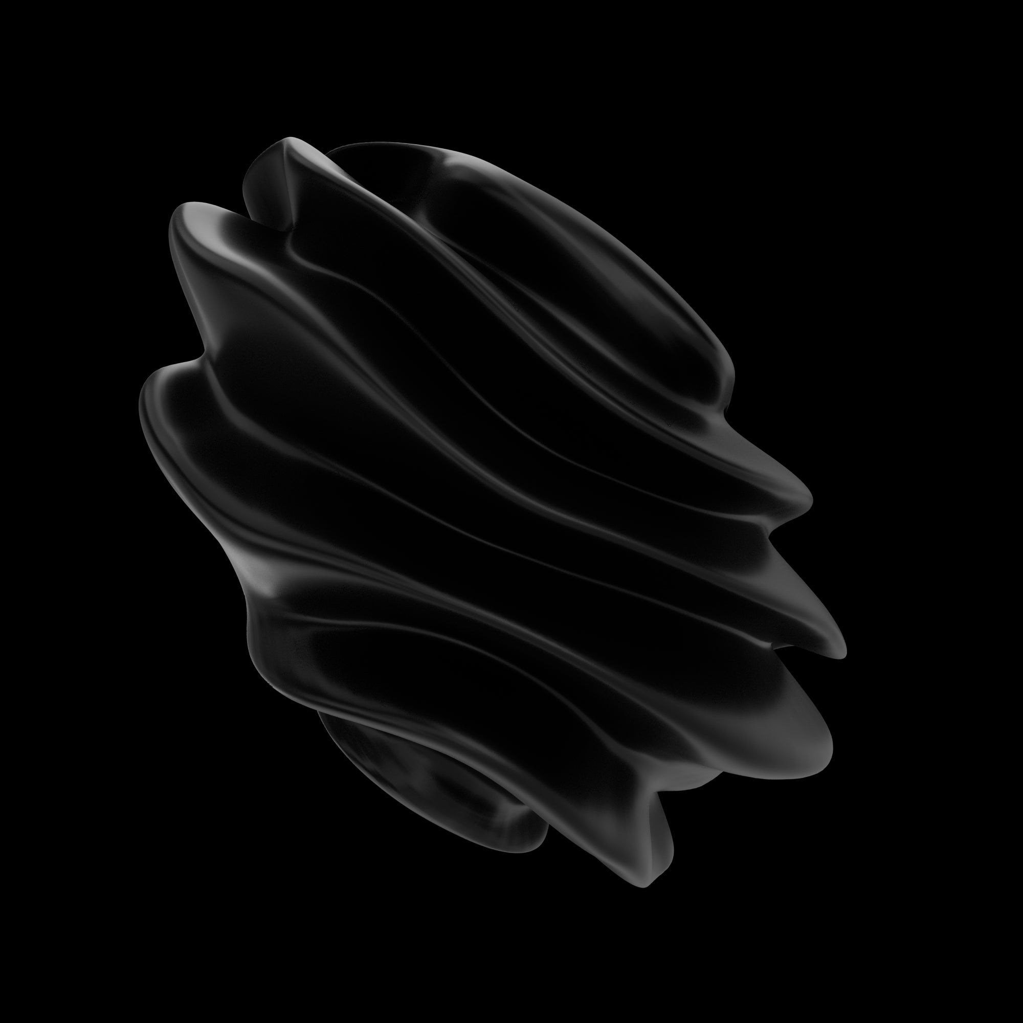 Free 3D Black Shape