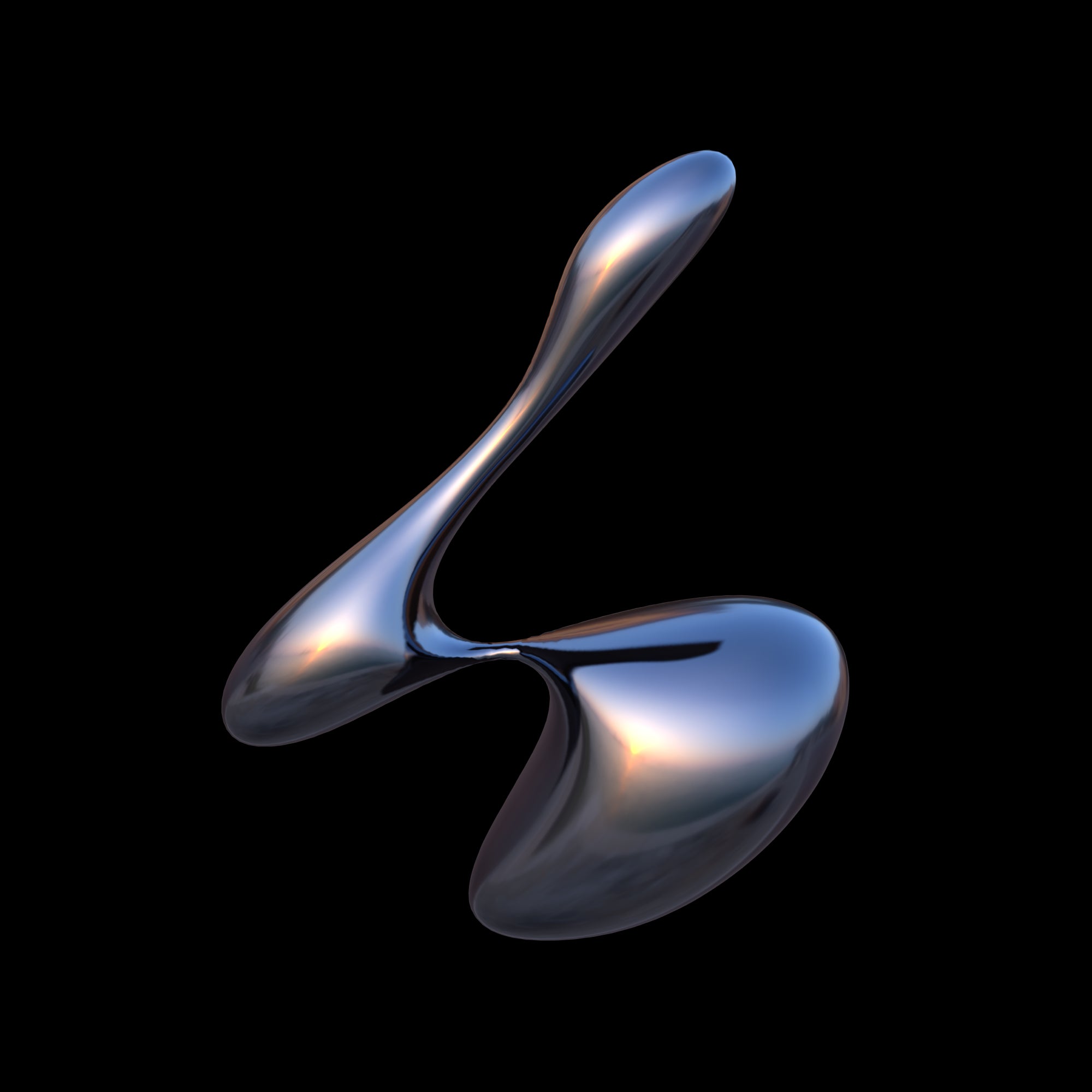 Free 3D Liquid Metal Shape